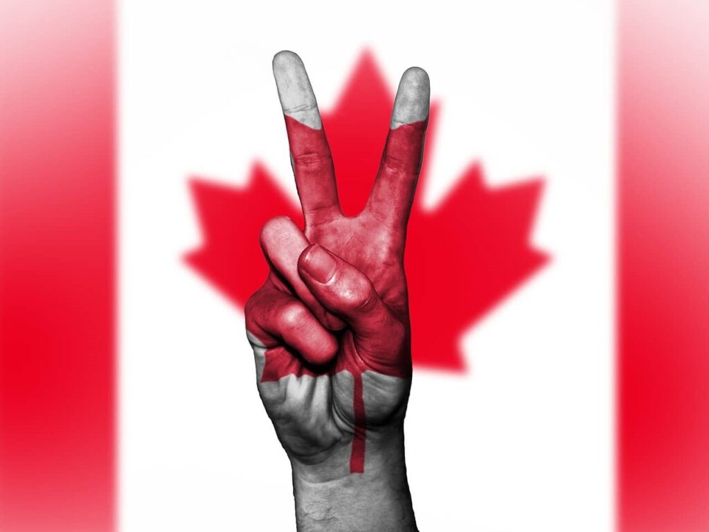 Canada Visa Flag
